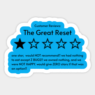 Novelty Review Sticker